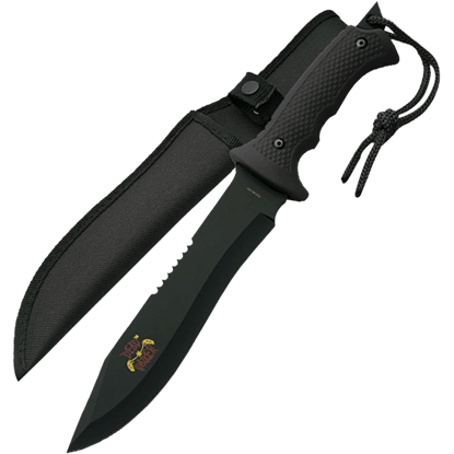 Black Dead Walker Hunter Knife