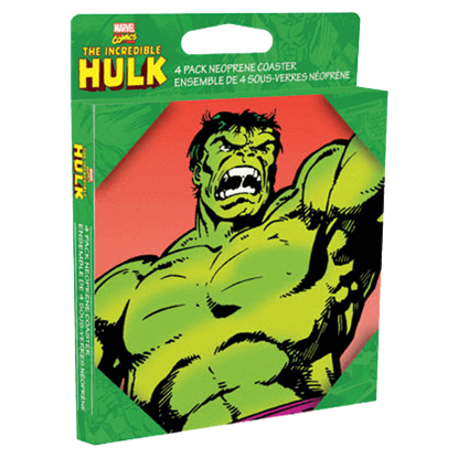 Classic Incredible Hulk Coaster Set