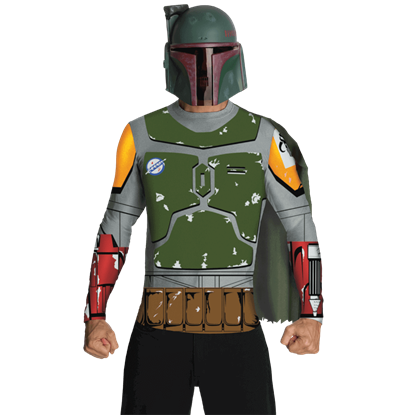 Adult Boba Fett Costume Top with Mask