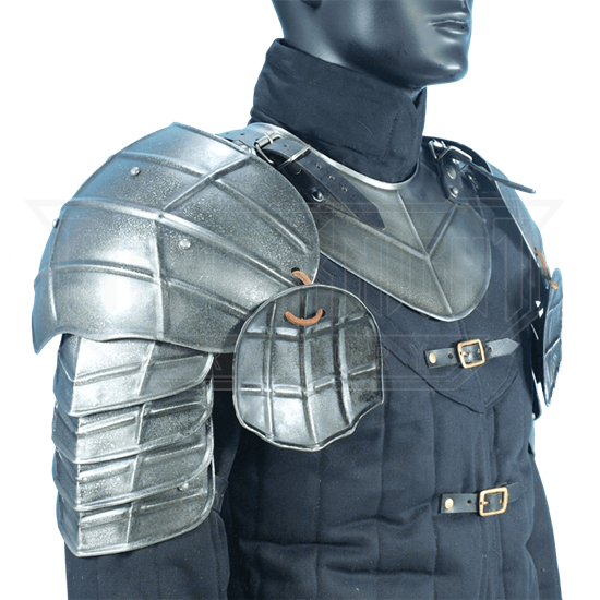 MEDIEVAL BODY ARMOR VEST PLATE ARMOR SCA LARP BLACK FINISH MILD STEEL
