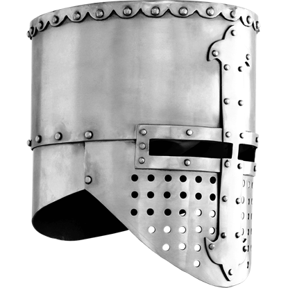 Flat Top Crusader Helm