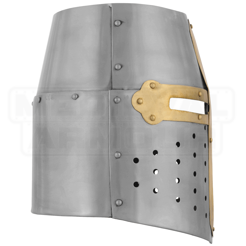 Crusader Great Helm AB1508 by Medieval Armour, Leather Armour, Steel Armour, Chainmail Armour