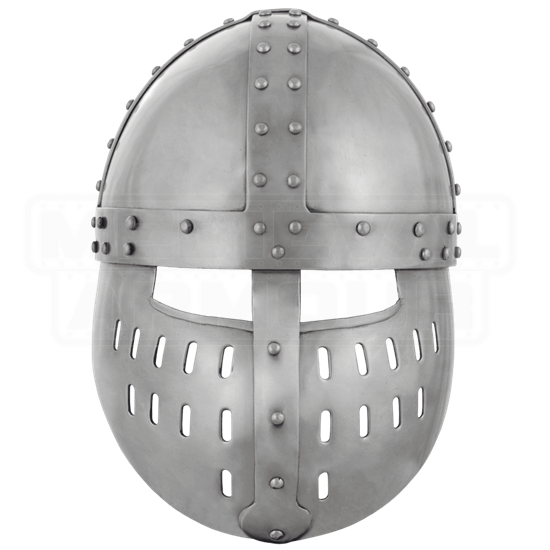 Crusader Spangenhelm with Face Guard - AB3069 by Medieval Armour ...