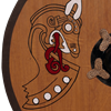 Round Horse Warrior Viking Shield