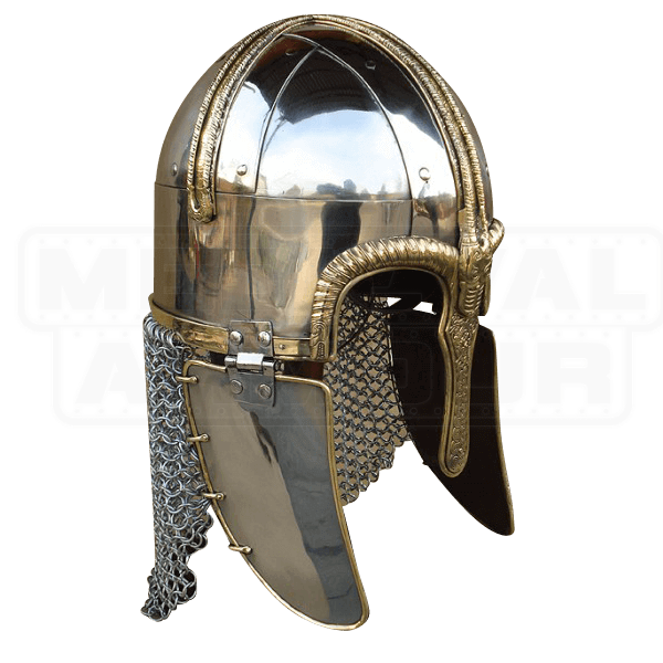 Deluxe Coppergate Helm - AH-6730 by Medieval Armour, Leather Armour ...