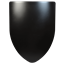 Plain Steel Battle Shield