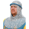 Riveted Aluminum Chainmail Coif