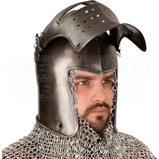 Visor 300454 by Medieval Armour, Leather Armour, Steel