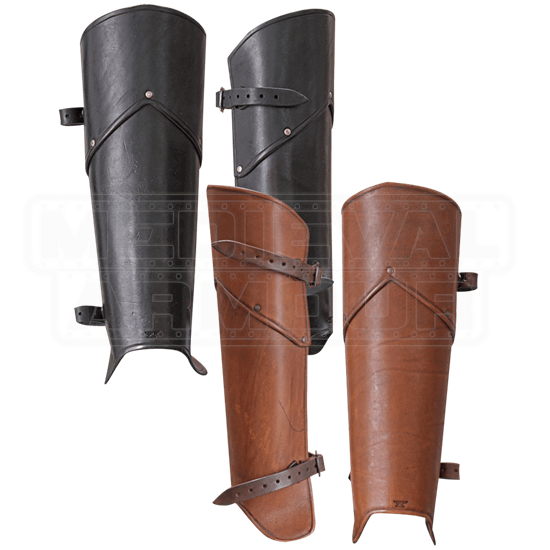 Sigfrid Leather Greaves