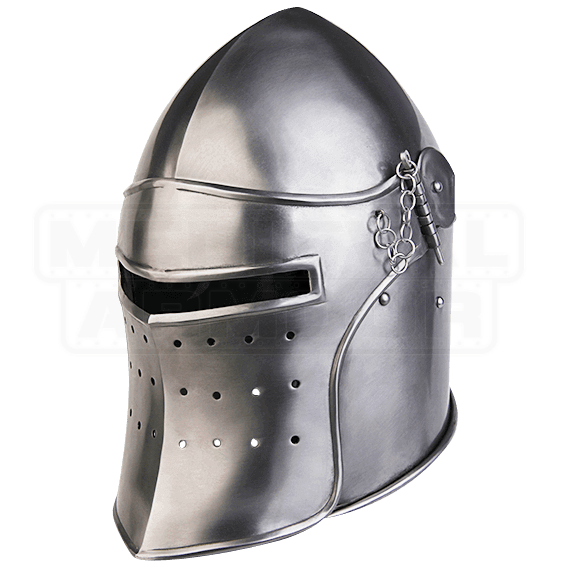 Magnus Visor Steel Helmet - MY100231 by Medieval Armour, Leather Armour ...