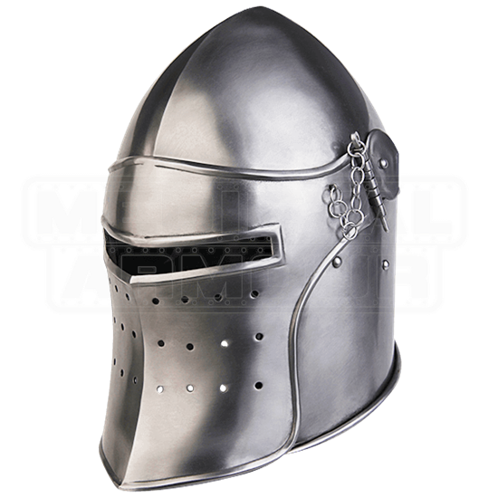 Magnus Visor Steel Helmet - MY100231 by Medieval Armour, Leather Armour ...