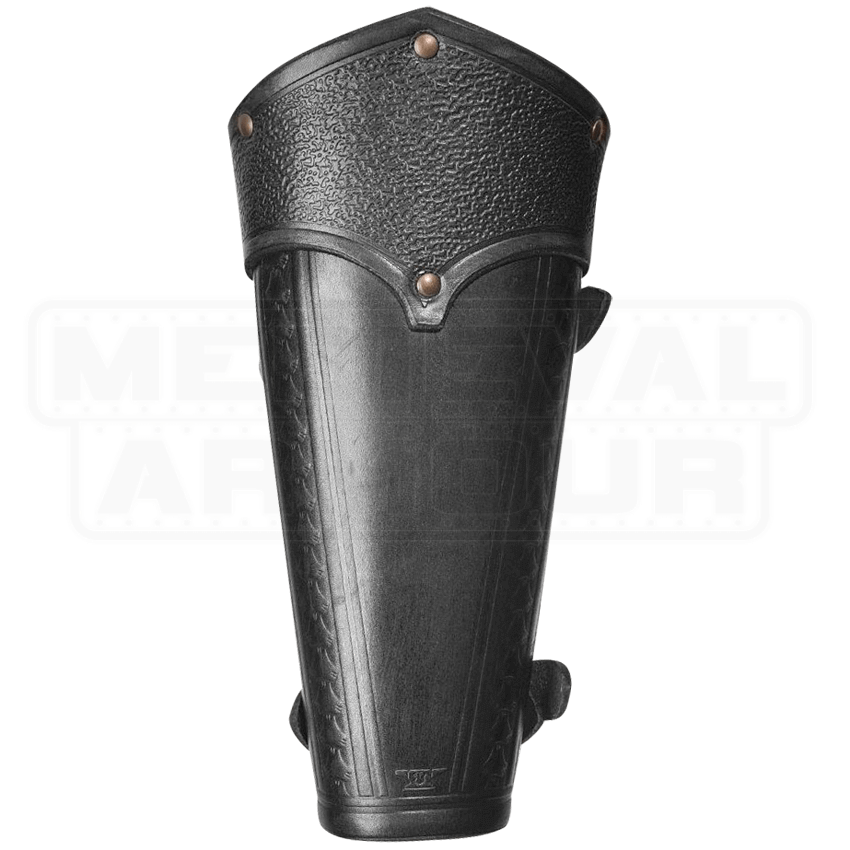 Anvard Leather Bracers - MY100423 by Medieval Armour, Leather Armour ...