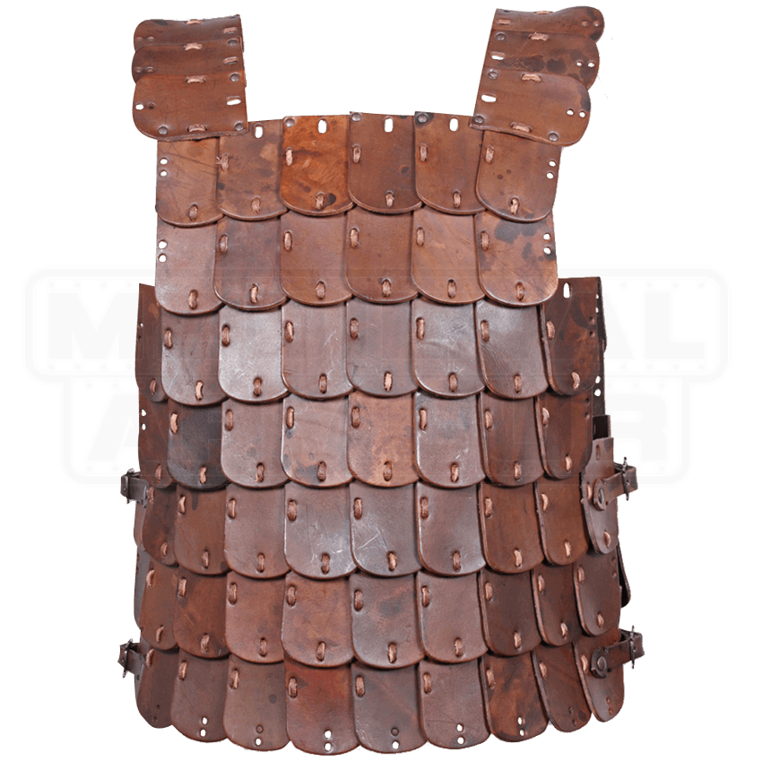 Shapur Leather Lamellar Armour MY100586 by Medieval Armour, Leather