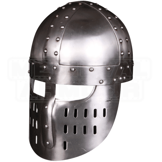 Peter Steel Helmet - MY100648 by Medieval Armour, Leather Armour, Steel ...