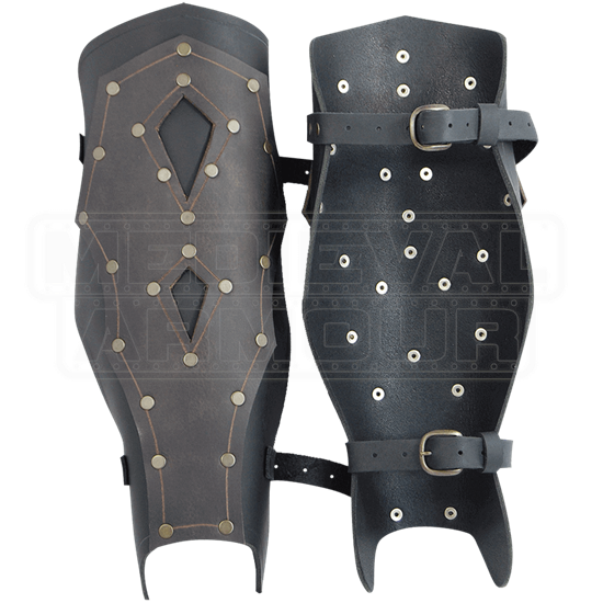 Mercenary Leather Greaves - RT-237 by Medieval Armour, Leather Armour ...