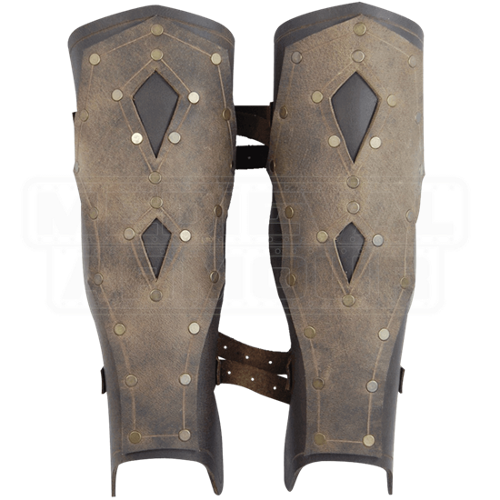 Mercenary Leather Greaves - RT-237 by Medieval Armour, Leather Armour ...