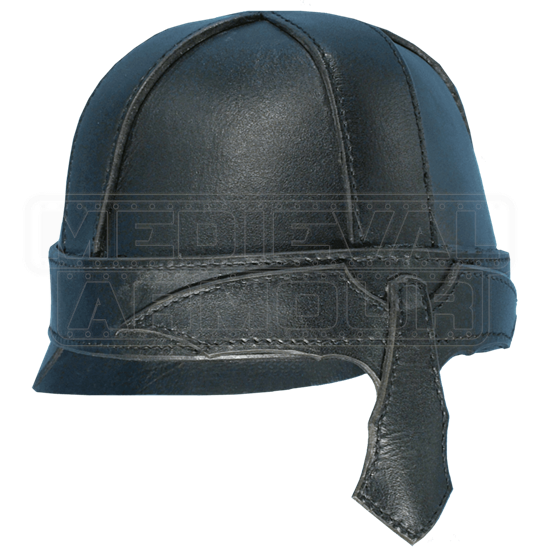 Warriors Leather Helmet - MCI-2731 by Medieval Armour, Leather Armour ...