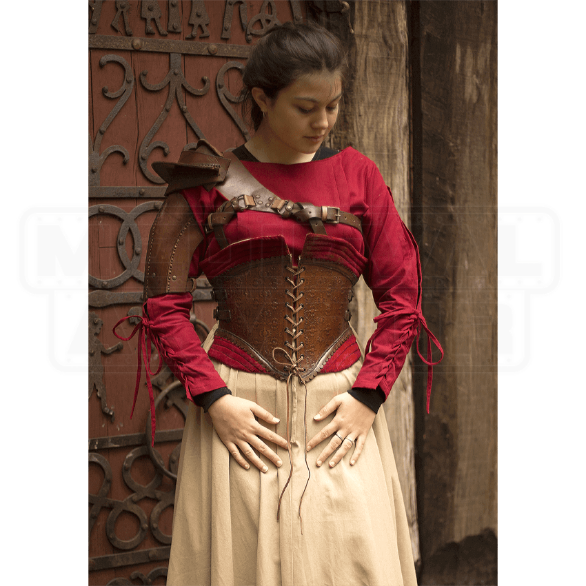 Margot Leather Underbust Corset - MCI-3197 by Medieval Armour, Leather ...