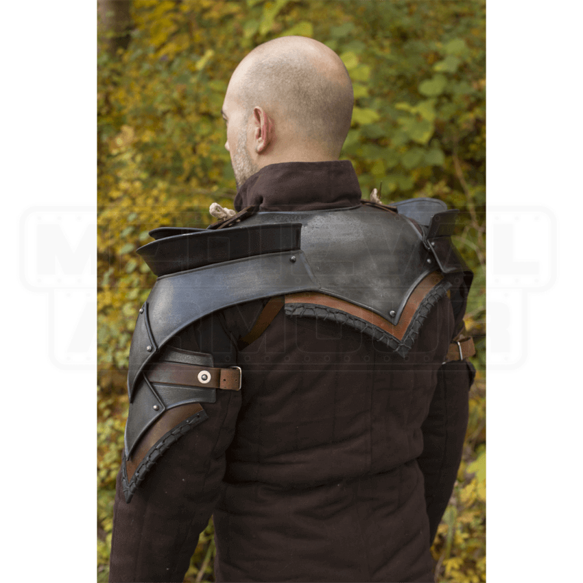 Rogue Neck and Shoulder Armour MCI3302 by Medieval Armour, Leather