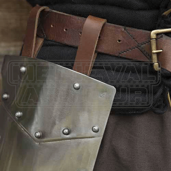 Soldiers Belt Shields MCI3318 by Medieval Armour, Leather Armour