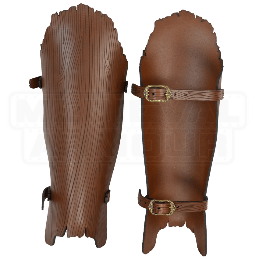 Woodland Warrior Greaves - DK5209 by Medieval Armour, Leather Armour ...