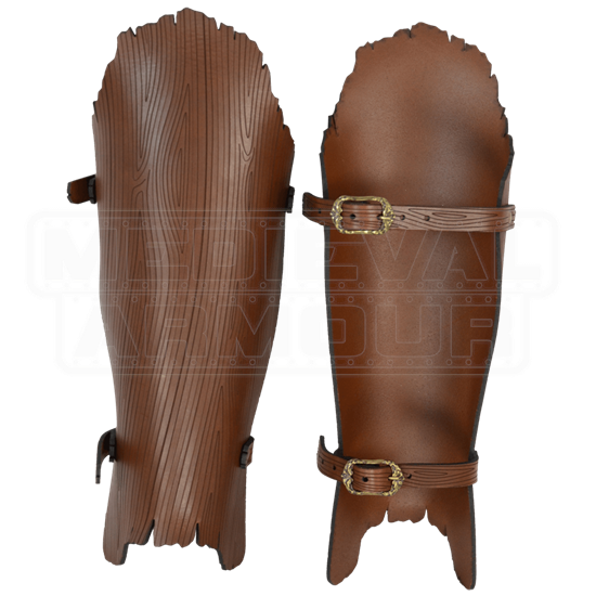 Woodland Warrior Greaves - DK5209 by Medieval Armour, Leather Armour ...