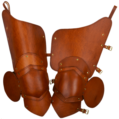 Knightly 3/4 Leather Leg Armour