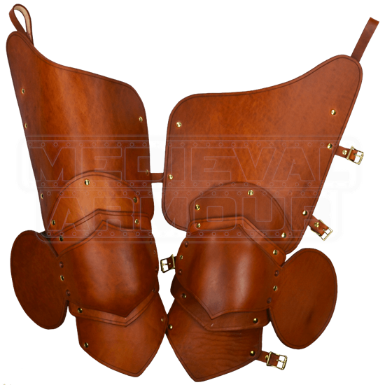 Knightly 3/4 Leather Leg Armour
