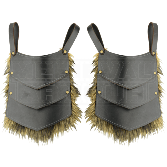 Savage Warrior Leather Tassets