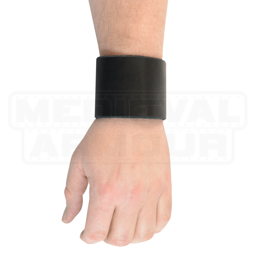 Plain Leather Wrist Cuffs DK6017 by Medieval Armour, Leather Armour