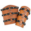 Berserker Leather Arm Bracers
