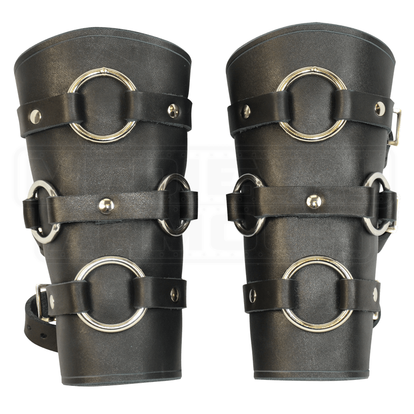 Warlord Arm Bracers - DK6027 by Medieval Armour, Leather Armour, Steel ...