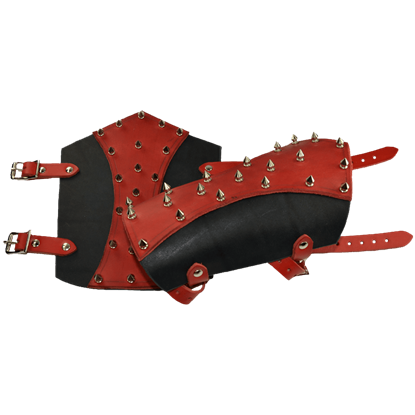 Spiked Leather Bracers