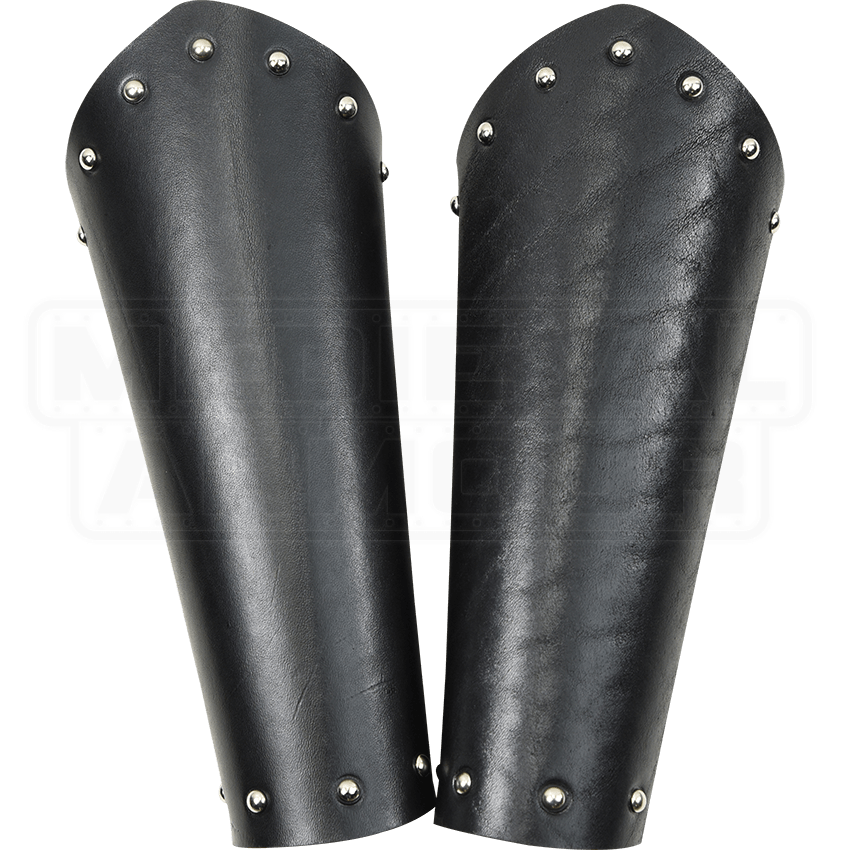 Studded Leather Arm Bracers - DK4109 by Medieval Armour, Leather Armour ...