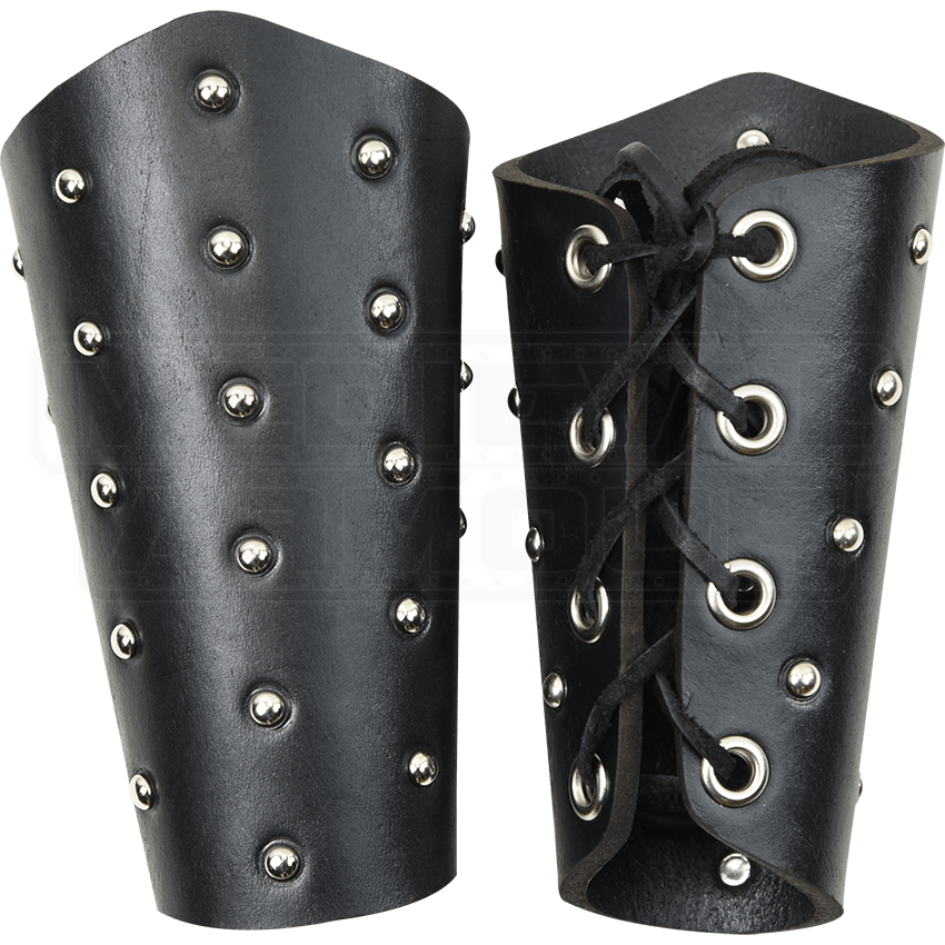 Studded Wrist Bracers - DK6089 by Medieval Armour, Leather Armour ...