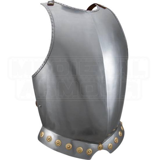 Medieval Steel Breastplate - HW-700262 by Medieval Armour, Leather