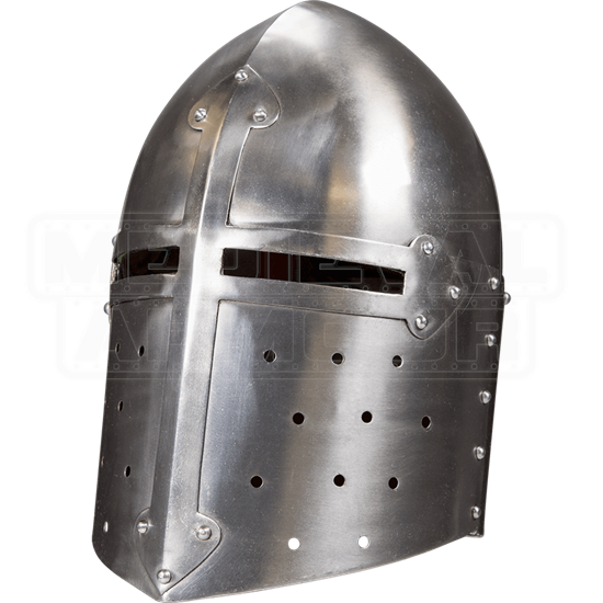 Sugar Loaf Steel Helmet - 18 Gauge - HW-700741-18 by Medieval Armour ...