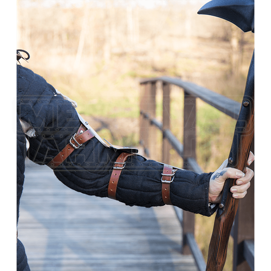 Soldiers Arm Protection Polished Steel MCI3523 by Medieval Armour