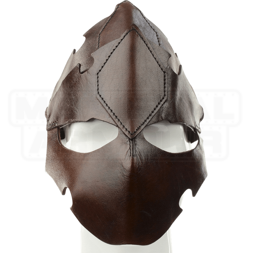 Assassins Leather Helmet - MCI-2730 by Medieval Armour, Leather Armour ...