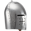 Gothic Knight Helmet - Polished