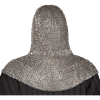 Flat Ring Wedge Rivet Chainmail Coif