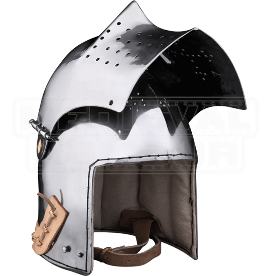 Medieval Helmet MHH0993 by Medieval Armour, Leather Armour