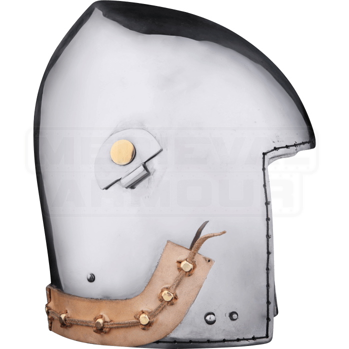 Medieval Helmet MHH0993 by Medieval Armour, Leather Armour