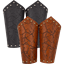 Ancient Warrior Leather Bracers