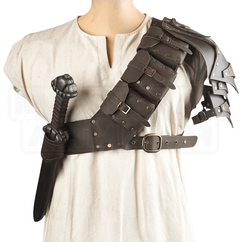 Adventurer's Pouch Harness RT179 by Medieval Armour, Leather Armour