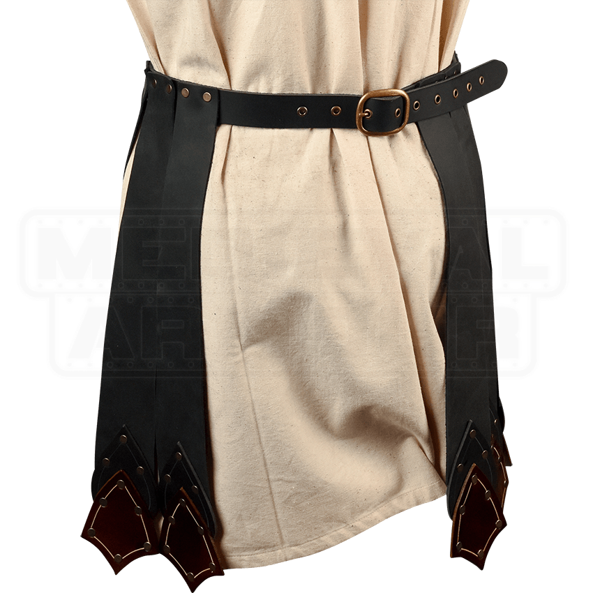Praetorian Leather Battle Skirt - RT-203 by Medieval Armour, Leather ...