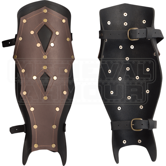 Mercenary Leather Greaves - RT-237 by Medieval Armour, Leather Armour ...