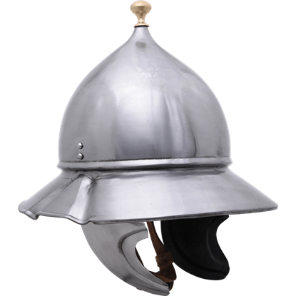 DaBro Ritter Morion 2 Spanische Helme knight helmets silver Vers 1 Timpo 1/32 