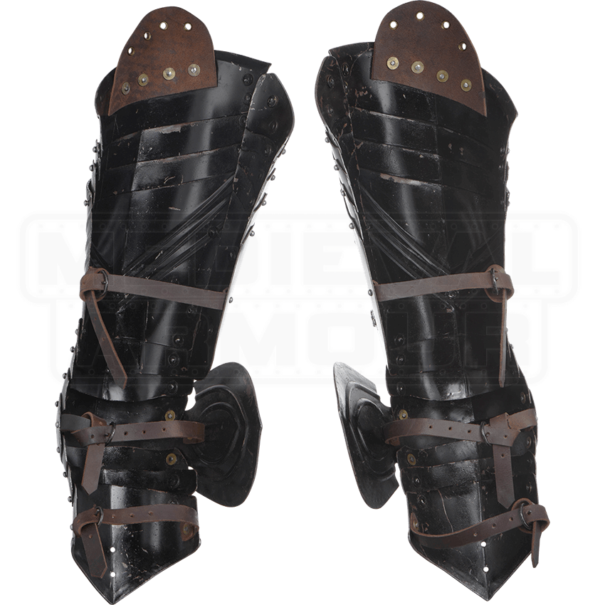 German Steel Leg Armor - HW-701316 by Medieval Armour, Leather Armour ...