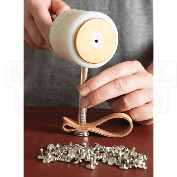Double Cap Rivet Setter Starter Set WL656276 by Medieval Armour, Leather Armour, Steel